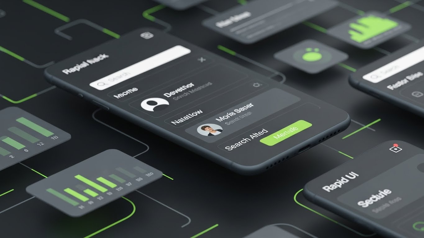 (Rapid UI Montage): Feature Density + High Velocity