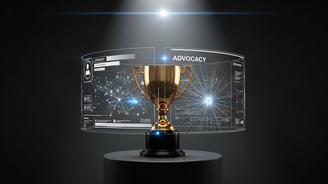 (Holographic UI): Digital Trophy - Driving Advocacy