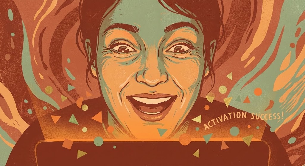 (2D Character Story): Joyful Realization - Activation Success