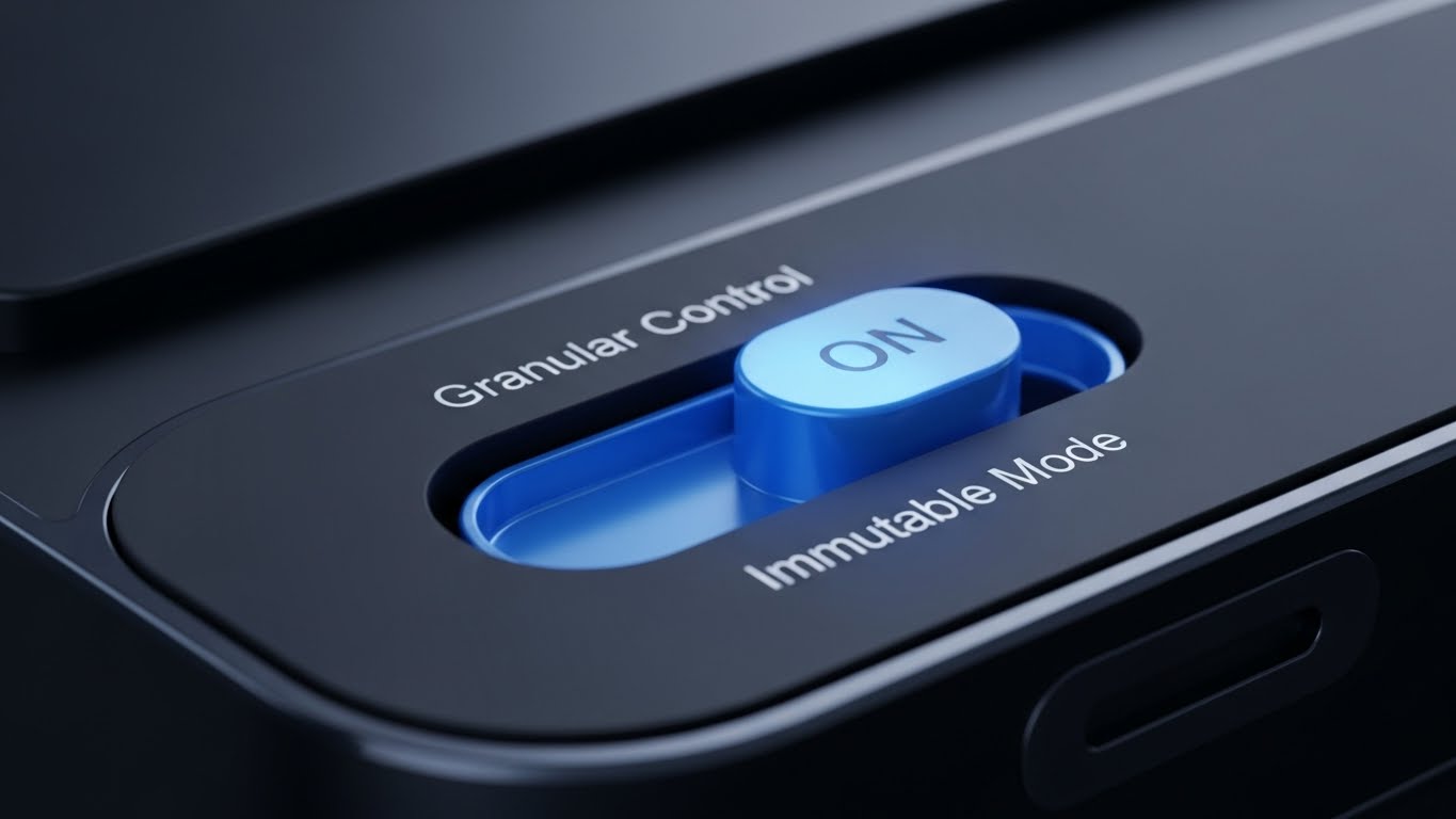 (Macro UI): Tactile Toggle + Granular Feature Adoption