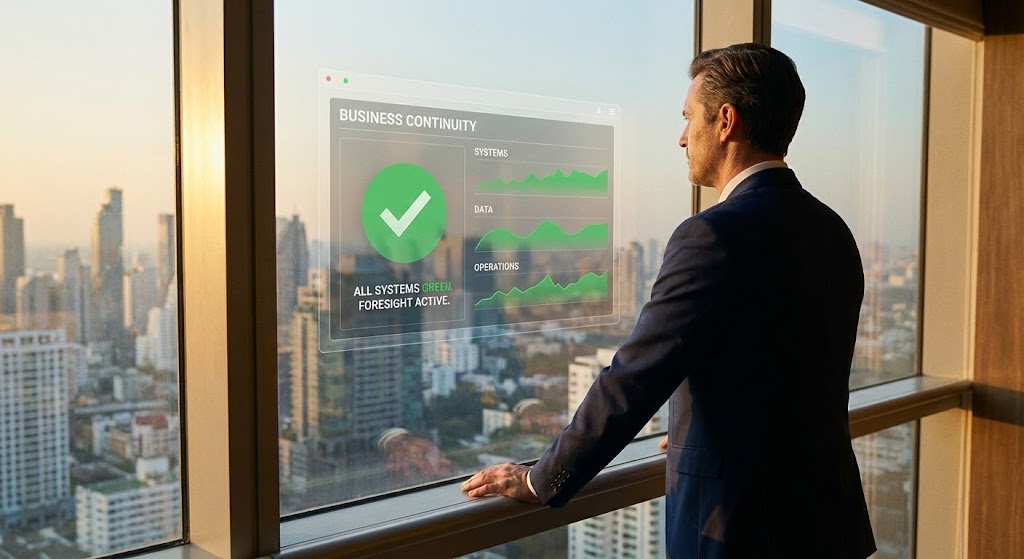 (Lifestyle Overlay): Executive Vision + Business Continuity