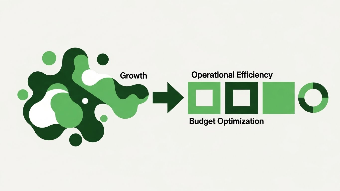 (Abstract 2D Motion Graphics): Fluid Efficiency: Streamlining Operational Waste