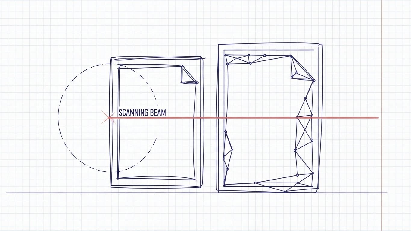 (Line Art): Laser Scanning + Engineering Precision Capture