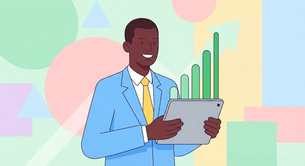 (Character Story): Rising Graph + Humanizing ROI Growth