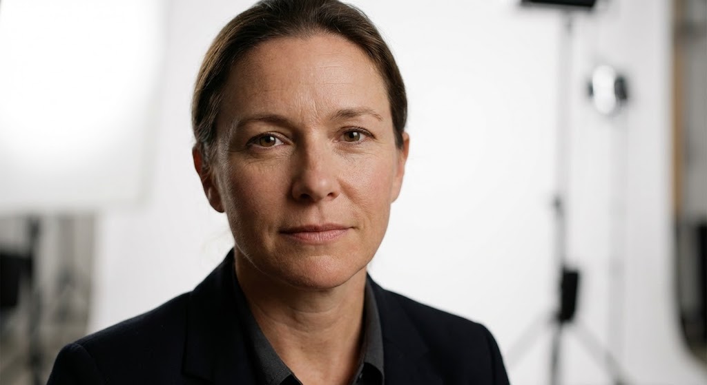 Realistic AI Character: The Face of Visionary Leadership