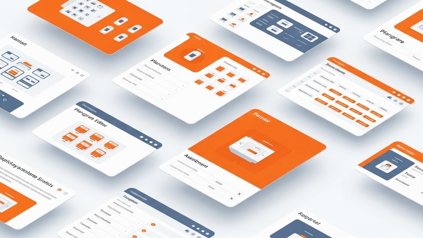 (Rapid UI): Floating Grid + Unified Multi-Module Ecosystem