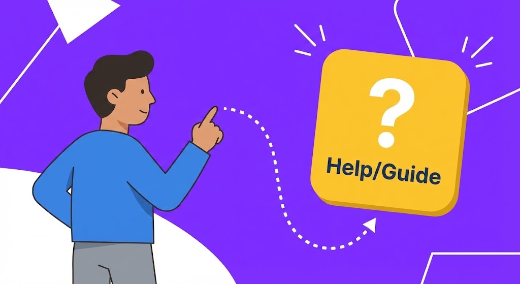 (2D Animation & UI): Guided Self-Service + Empowering User Autonomy
