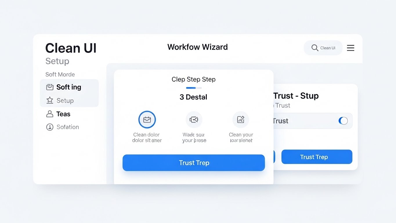 (Style 15): Clean UI Light - The Clarity of Configuration