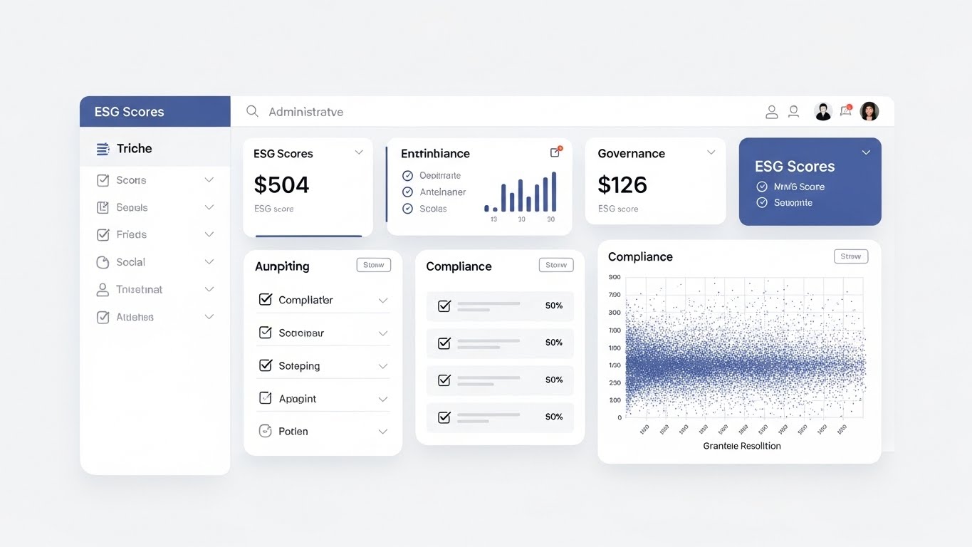 (Clean UI Workflow): Pristine Dashboard Visualizing Granular Compliance