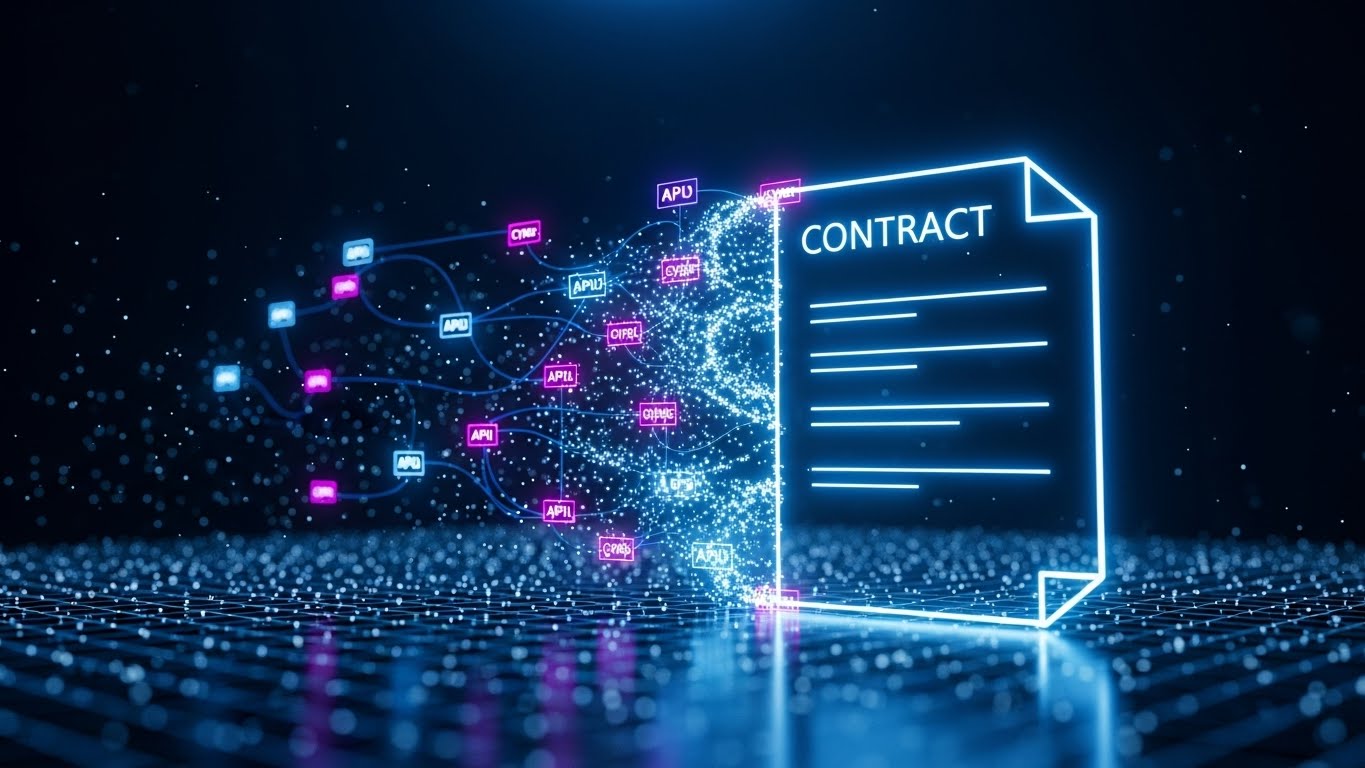 (Abstract 3D AI): Connected Intelligence.