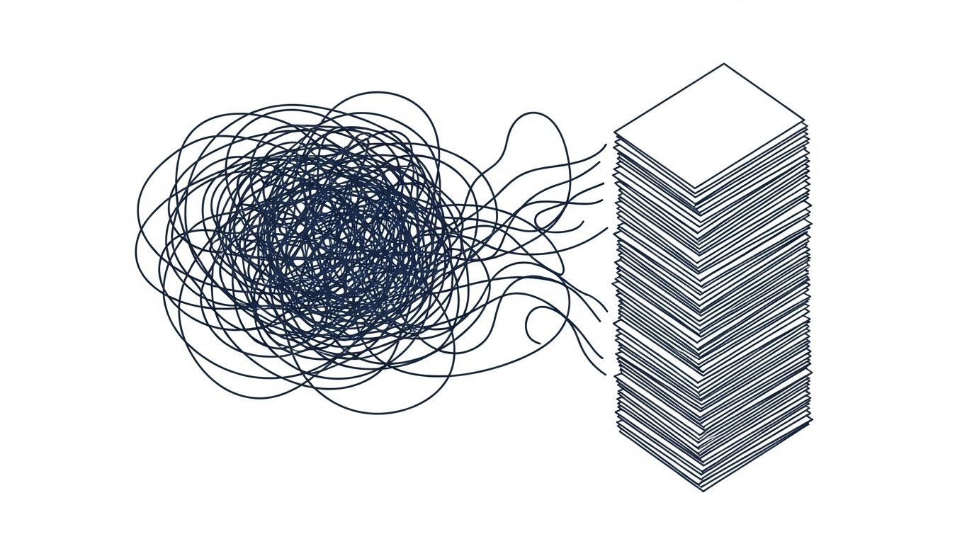 (Line Art): Chaos to Order.