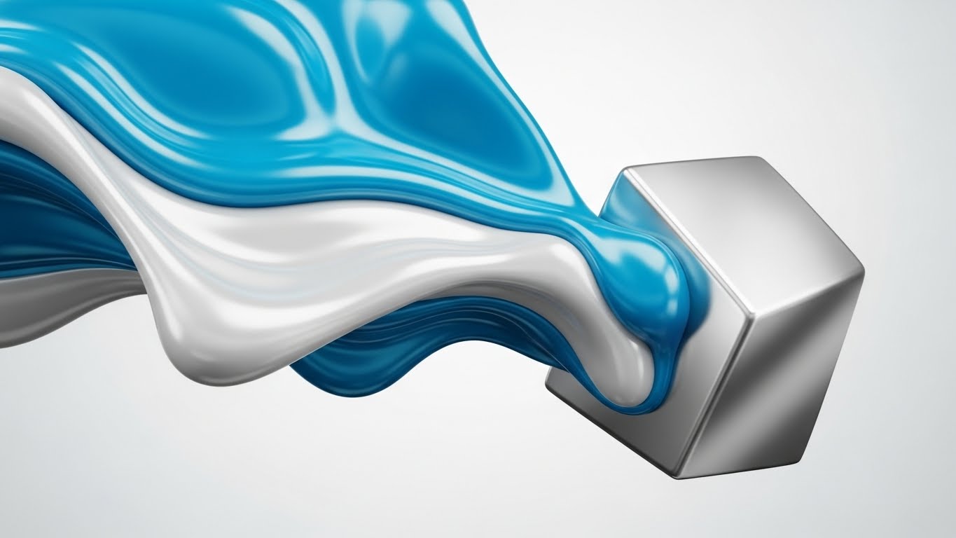 (Abstract Motion): Liquid Ink to Solid Trust.
