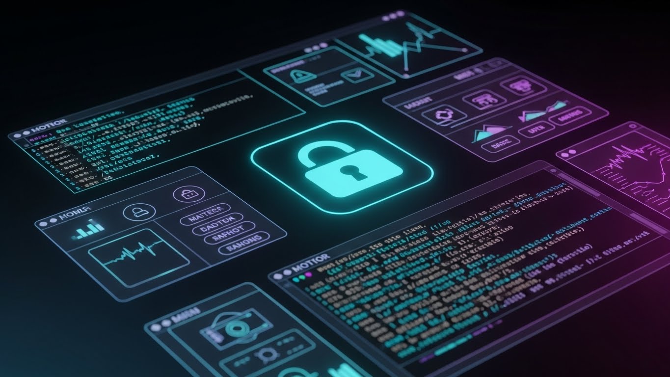 (Dark Mode): System Architecture + Securing Enterprise Infrastructure