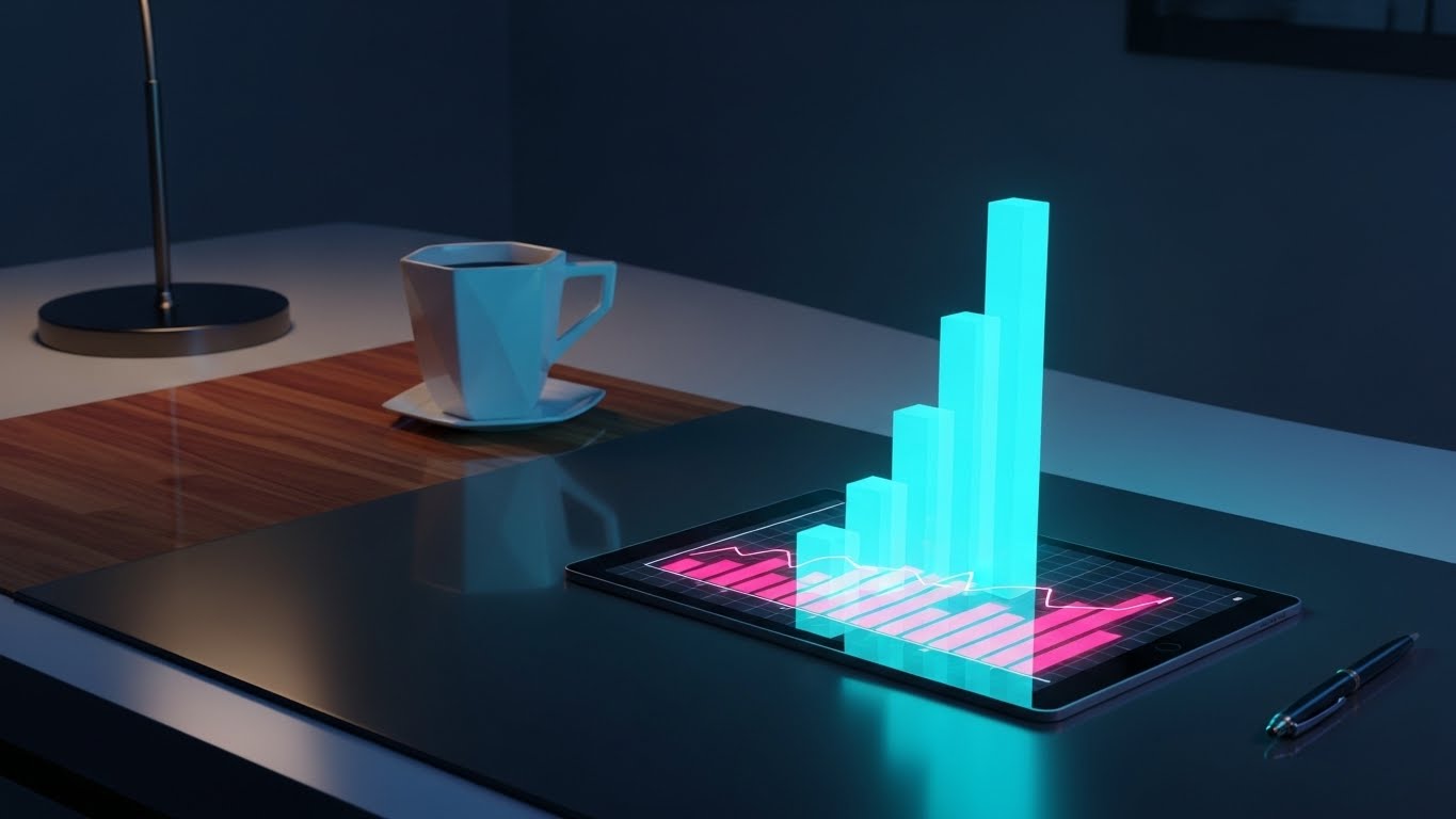 (Photorealistic 3D Renders): Executive Desktop + Validates Enterprise Value