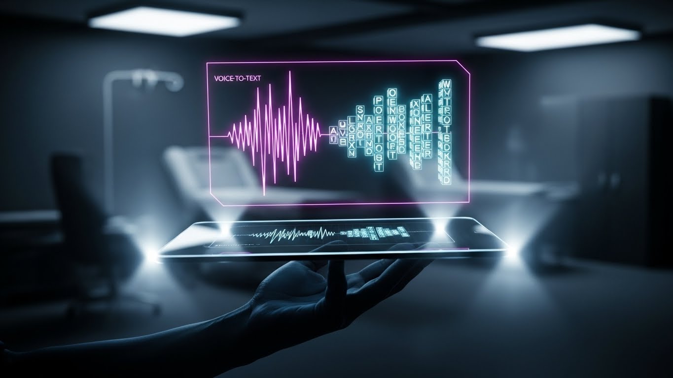 (Holographic UI): Floating Interface + Visualizes Hands-Free Documentation