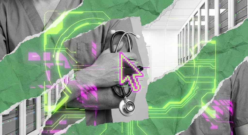 (Mixed Media): Glitch Texture + Signals Digital Transformation Shift