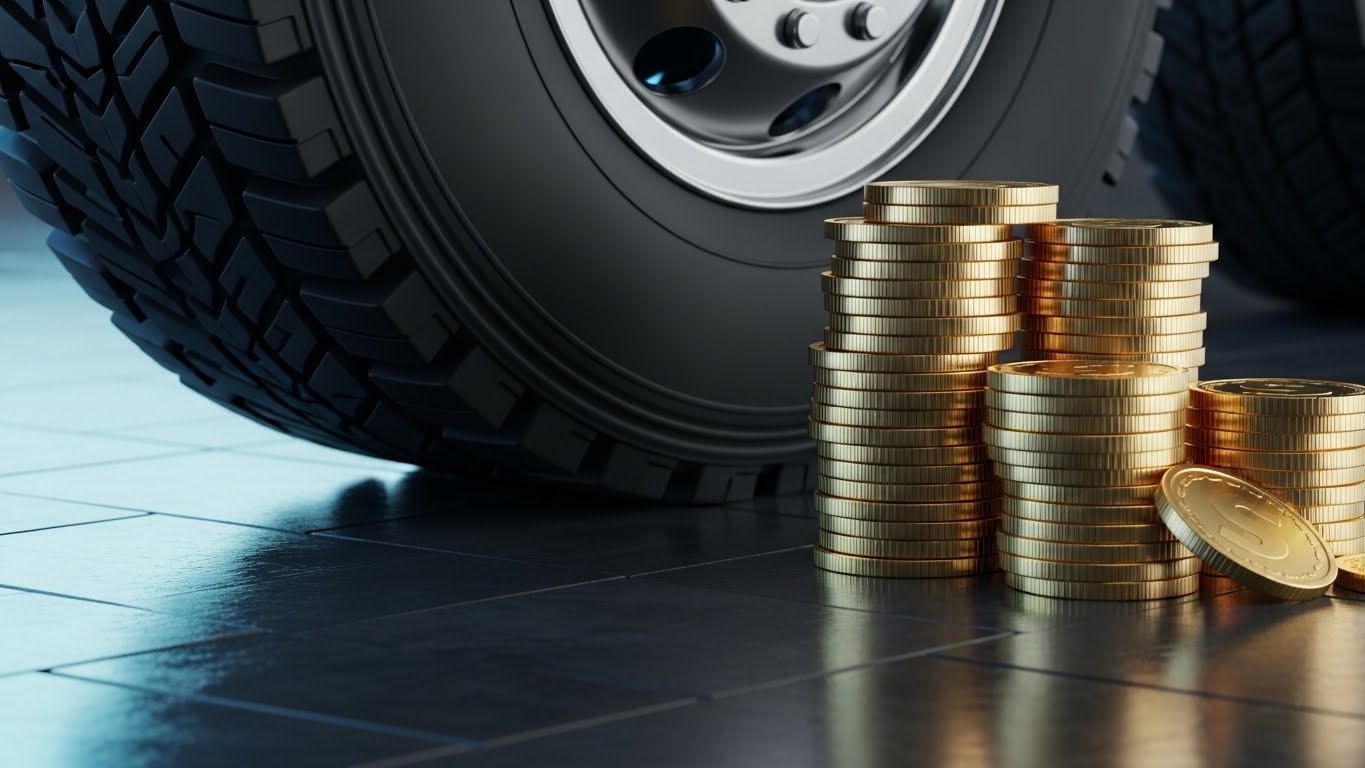 (Photorealistic 3D Renders): Macro Tire Detail + Monetizing Maintenance Efficiency