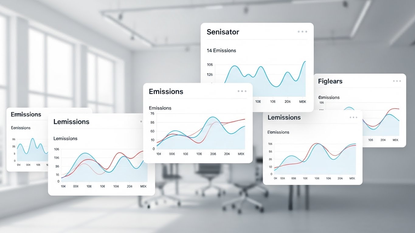 (Clean UI Workflow): Floating Emissions Cards + Streamlining ESG Reporting