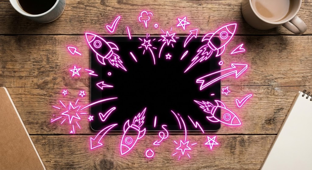 (2D Graphics Over Live Action): Creative Spark + Igniting user engagement