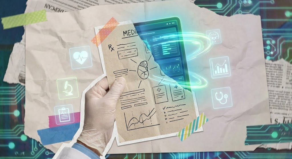 (Mixed Media Video): Analog-Digital Bridge + Bridging paper to cloud