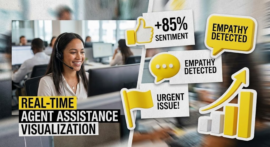 (Mixed Media Collage): Real-Time Agent Assist + Layering Insight on Reality