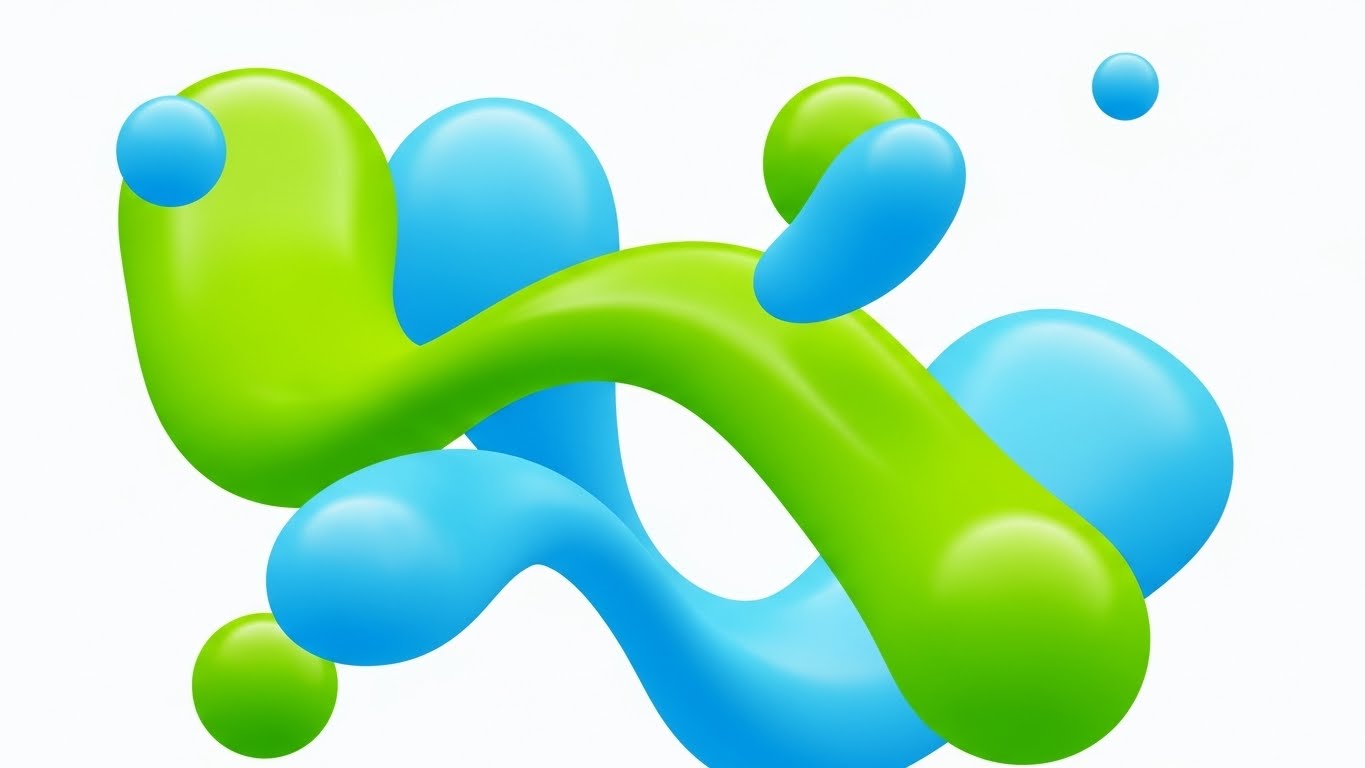 (Abstract 2D Organic): Fluid Conversation Flow + Visualizing Seamless Integration