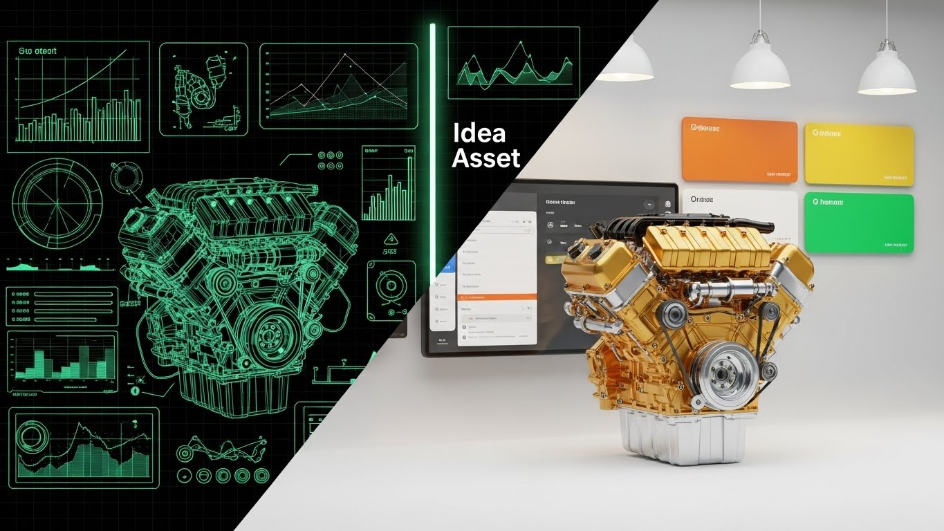 (Wireframe to Reality Transition): Split Reality + Realizing Tangible Asset Value
