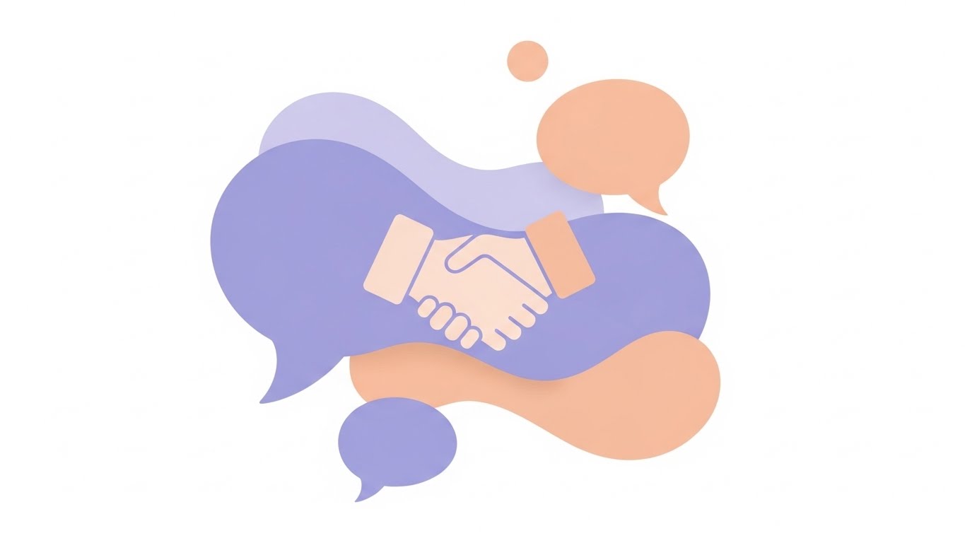 (Abstract 2D Motion Graphics): Fluid Connection + Re-engaging the Collaborative Spirit