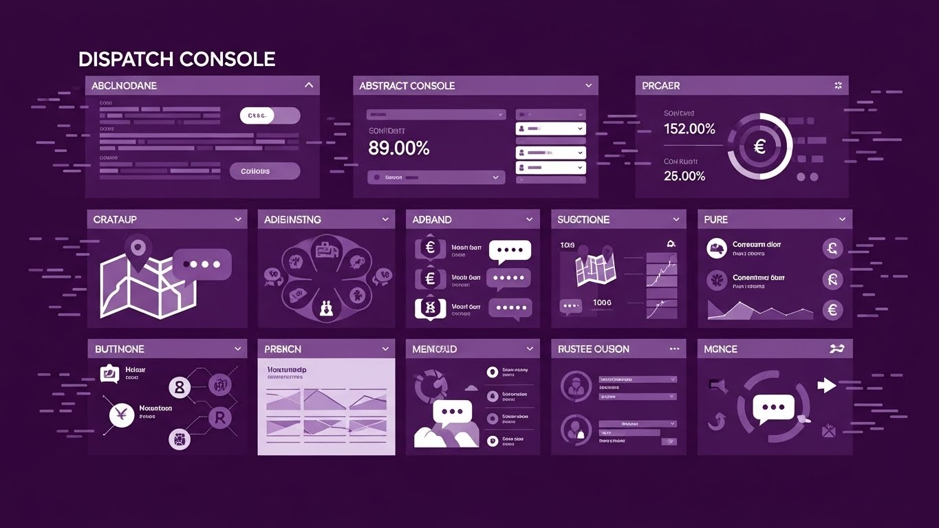 (Rapid UI Montage): Violet Data Grid + Showcase Enterprise Dispatch Power