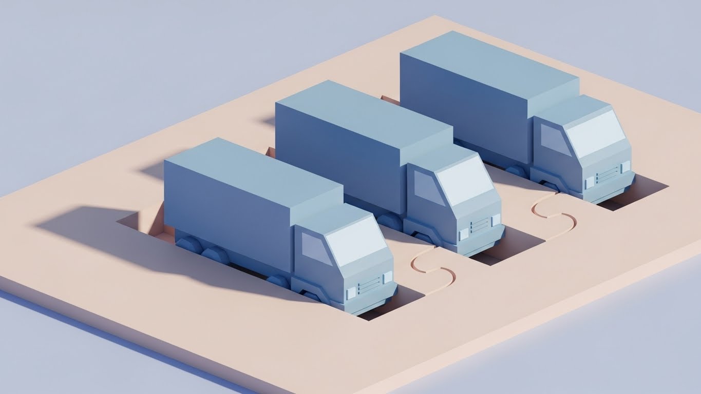 (Low-Poly 3D): Pastel Block Fit + Simplify Integration Logic