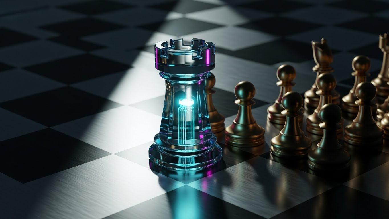 (Photorealistic 3D Renders): Glass Rook + Protecting Vulnerable Assets