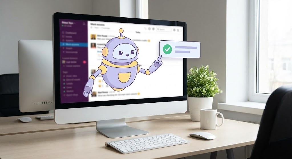 (2D Animation & UI Composition): Animated Assistant + Humanizing Technical Support