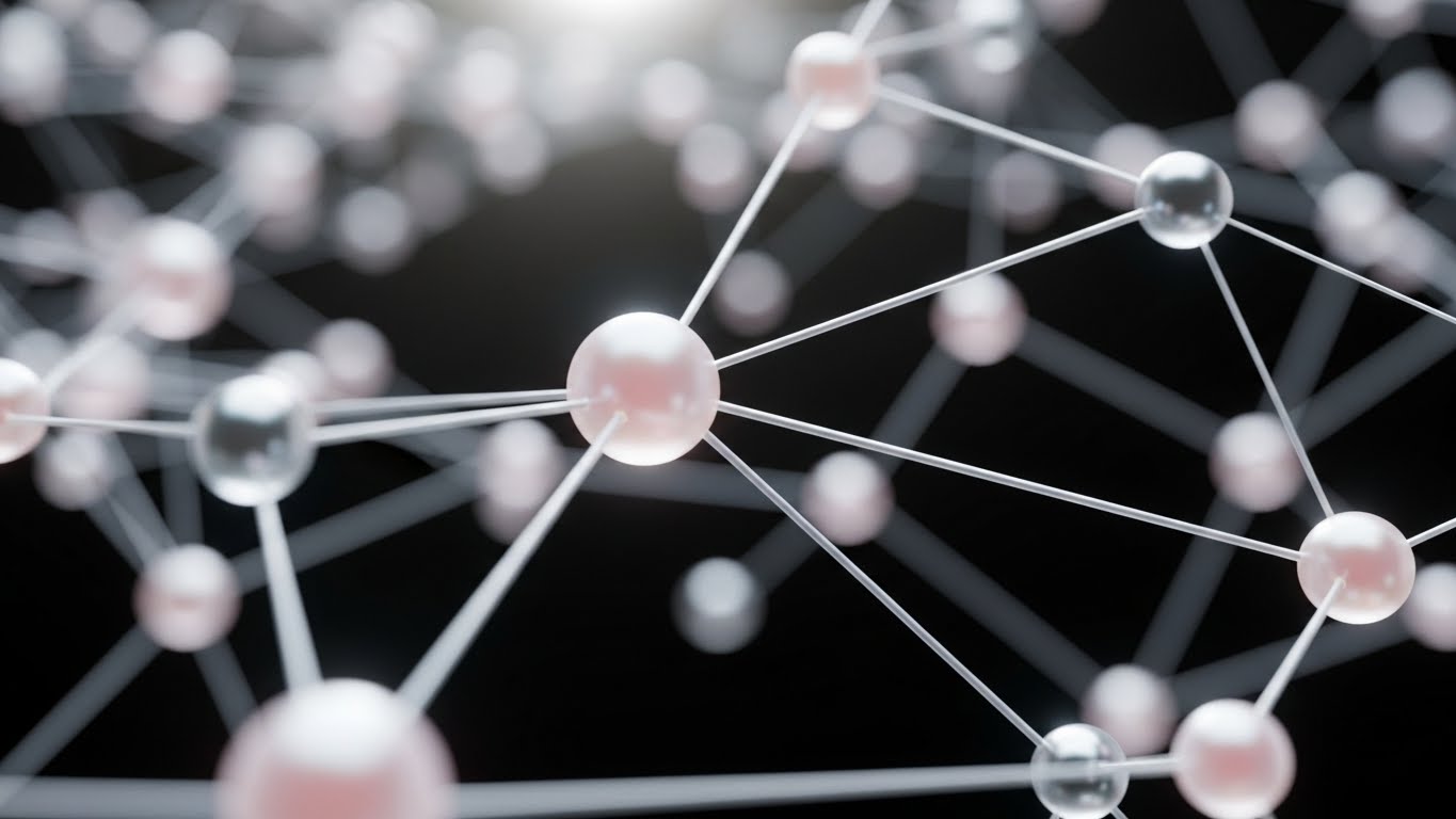 (Abstract 3D AI): Neural Network Nodes + Visualizing Precision Intelligence