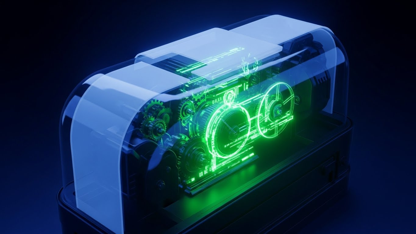 (3D X-Ray): Translucent Machinery + Revealing Hidden Optimization