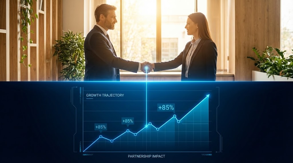 (Split Screen Context): Human Connection + Quantifying Partnership Value